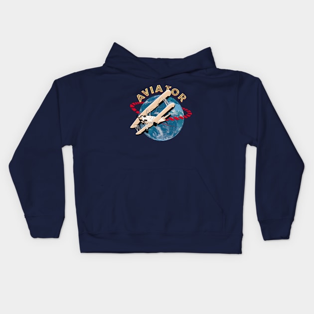 Aviator Kids Hoodie by TMBTM